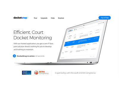 App Landing Page app landing page software website design uiux