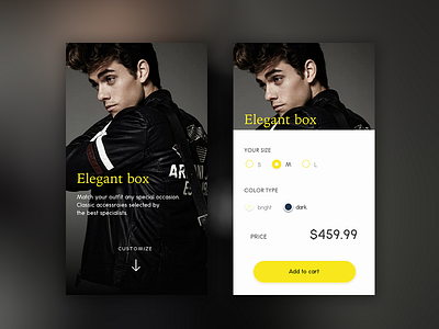 ElegantBox Mobile button cart fashion mobile photo product shop