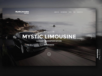 Transportation Landing Page landing page transport web design