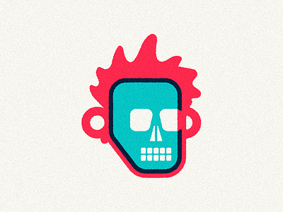 Self Portrait cross section illustration skull vector