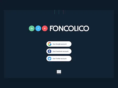 FONCOLICO - UI Library Manager colors fonts gmarellile icons mongi ayouni tunisia ui uitrends user experience user interface ux