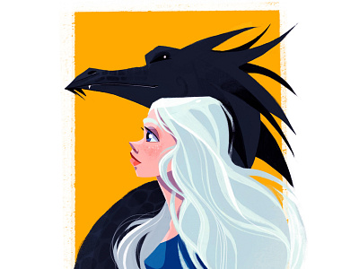 Daenerys art characterdesign design digitalart digitalillustration digitalpaint drawing illustration illustrator ipadpro originalcharater visualdevelopment