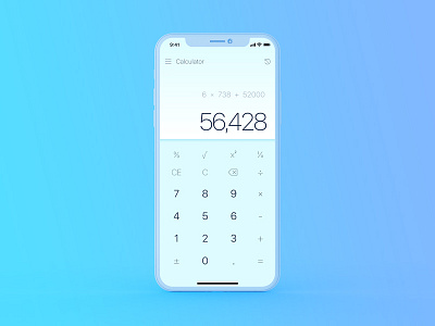 Calculator - Daily UI #004 app calculator dailyui ui