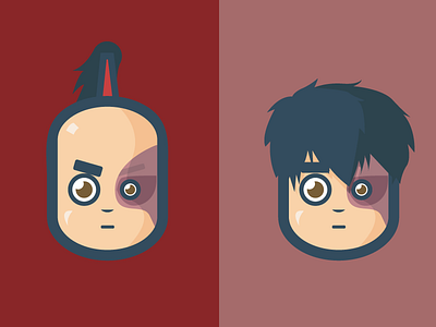 Zuko (big head) avatar big heads fire nation illustration. last airbender round zuko