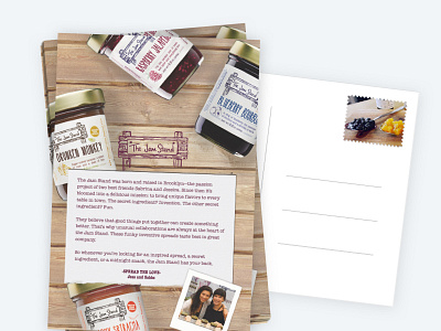 The Jam Stand Postcard illustration package design print