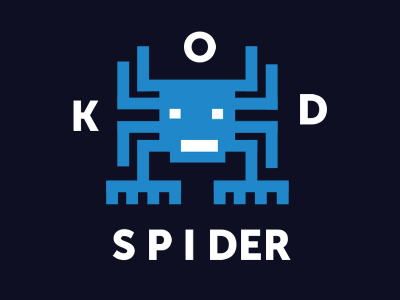 Kodspider gif illustration