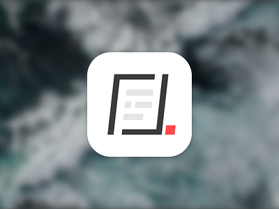 Q News app appicon icon ios news sketch