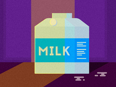 Milk in the Dark dark room light milk night