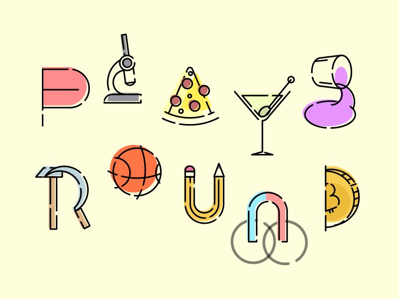 Work hard, play hard basketball bitcoin coin hammer magnet martini microscope paint pencil pizza tongue