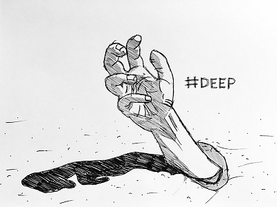 Day 20 - Deep brush drawings inktank inktober inktober2017 pen