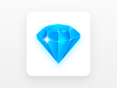 Diamond diamond game icon illustration