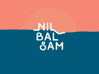 Nil Balsam adventure art deco art nouveau branding comic egypt graphic novel logo nile river sun typography water