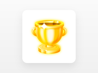 Trophy game icon illustration trophy