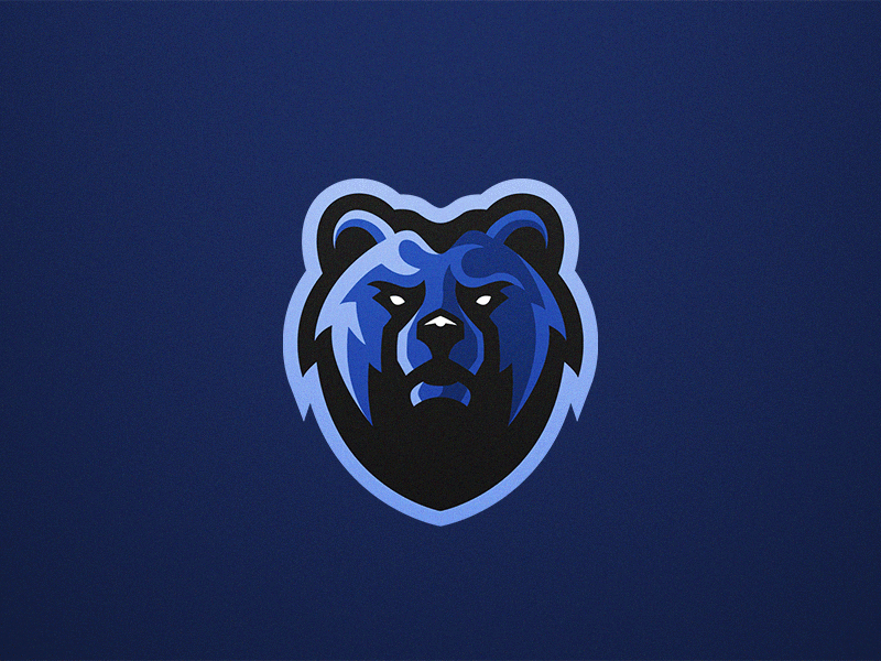 TeedyBears Mascot Logo (Sport logo) animal bear blue esport icon illustrator logo mascot sport teddybear