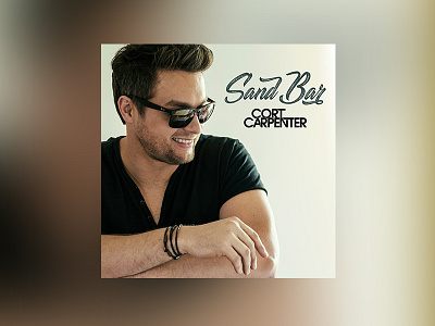 Cort Carpenter "Sand Bar" album cover graphic music single