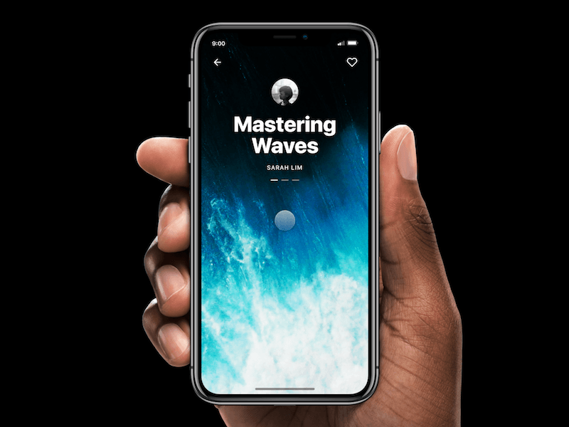 iPhone X - Now in Framer course design framer framerjs ios iphone mobile prototype surf ui ux