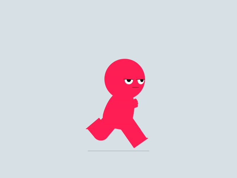 Run character cycle game gif loop run