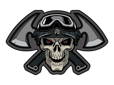 Morale patch for Urban Operator army patch military patch morale patch pvc patch skull patch sweyda urban operator