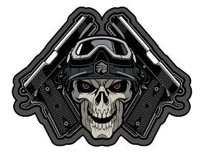 Morale Patch for Urban Operator army patch military patch morale patch pvc patch skull patch sweyda urban operator