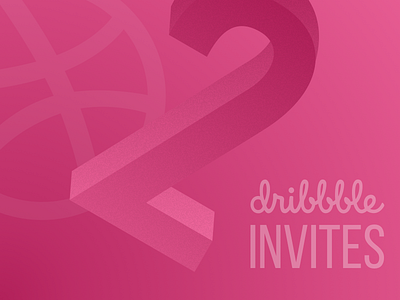 **out of stock** 2 dribbble invites invite invites