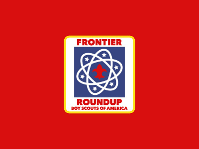 Frontier Roundup Badge badge boy scouts frontier roundup