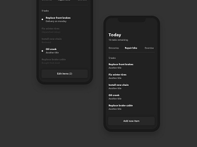 To do iphone x minimal simplistic todo list