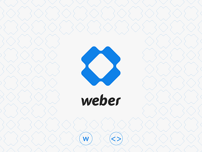 Weber identity illustration logo symbol web