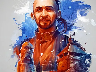 in Love (fragment) cossack face male man portrait soldier ua ukraine zp