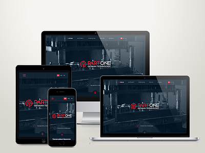 Responsive web site - Part One adaptive corporate landing page responsive site web