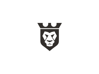 Design Shield black crown icon king lion lion head lion icon lion king lion logo lion mark power shield