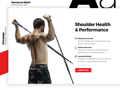 Crossover Symmetry fitness gym health ui website design workout