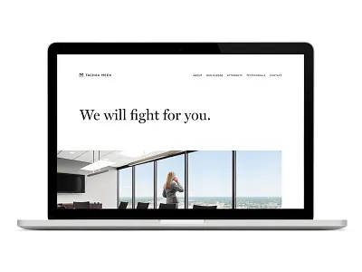 Tachau Meek Website law law firm logo monogram pattern typography website