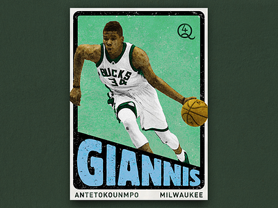 Giannis Card basketball bucks card giannis milwaukee nba player vintage