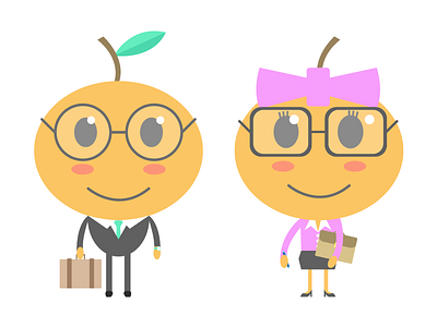 OrangeNow Designs 8/10 - Professionals branding careers page characters illustrations illustrator