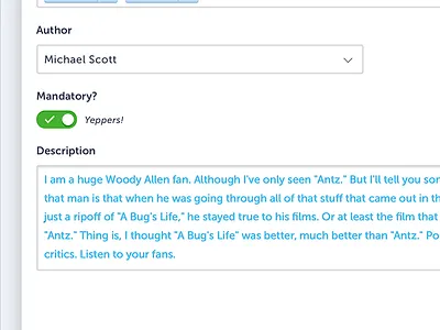 Yeppers antz michael scott the office toggle ui yeppers