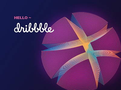 Hello Dribbble dribbble hello