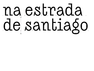 Estrada font in new progress