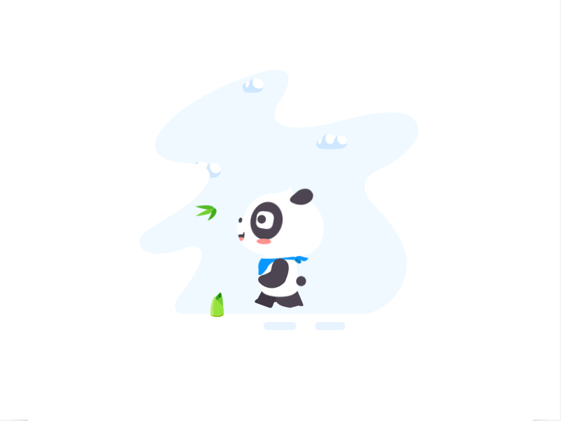 Run of the bear ae animal bamboo bear character cycle gif illustration jump loop run animation