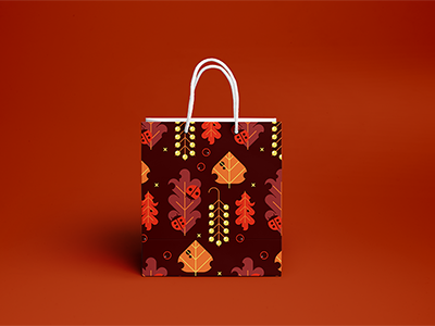 Autumn Fever autumn bag branding falls fashion illustration ladybug leaves nature season vector