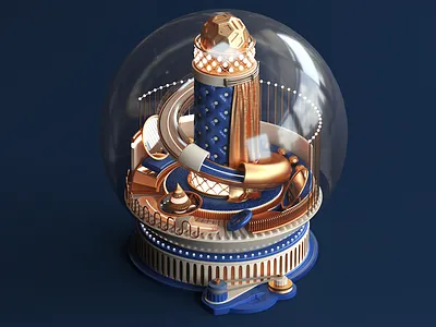 YOOX CHRISTMAS 3d art c4d cgi design illustration minimal render set stilllife