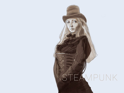 Steampunk bande character dessinee illustration steampunk