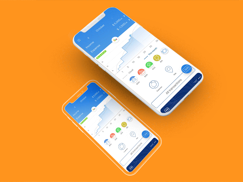 Personal finance animation app berlin fintech ios startup ux