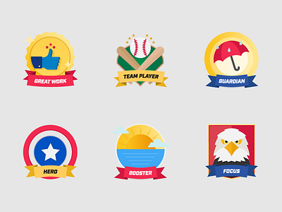 Icons badges icons illustration