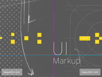 UI Markup annotations markup typography ui ux