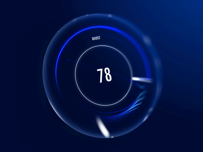 Interface concept for an electric car ae animation interface mobility particle trapcode ui ux