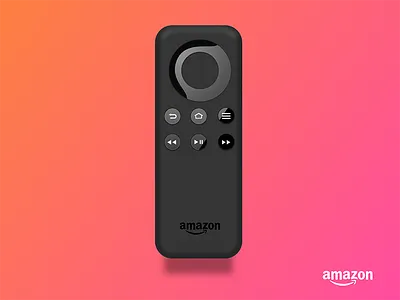 Amazon Fire Tv Remote amazon design product remote sketch vector