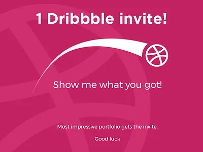 Dribbble Invite dribbble invite portfolio prospect