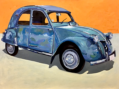 Citreon CV-2 car citreon cv 2 painting