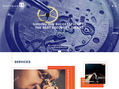 Template Hoffman associates grid services talent webdesign