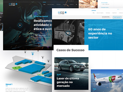 Mind for metal! grid metal metallurgy ui ux web design website